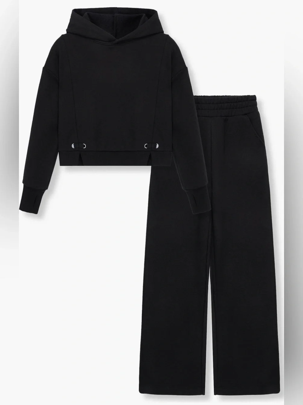 Habitual Charcoal Black Cozy Lounge Pants